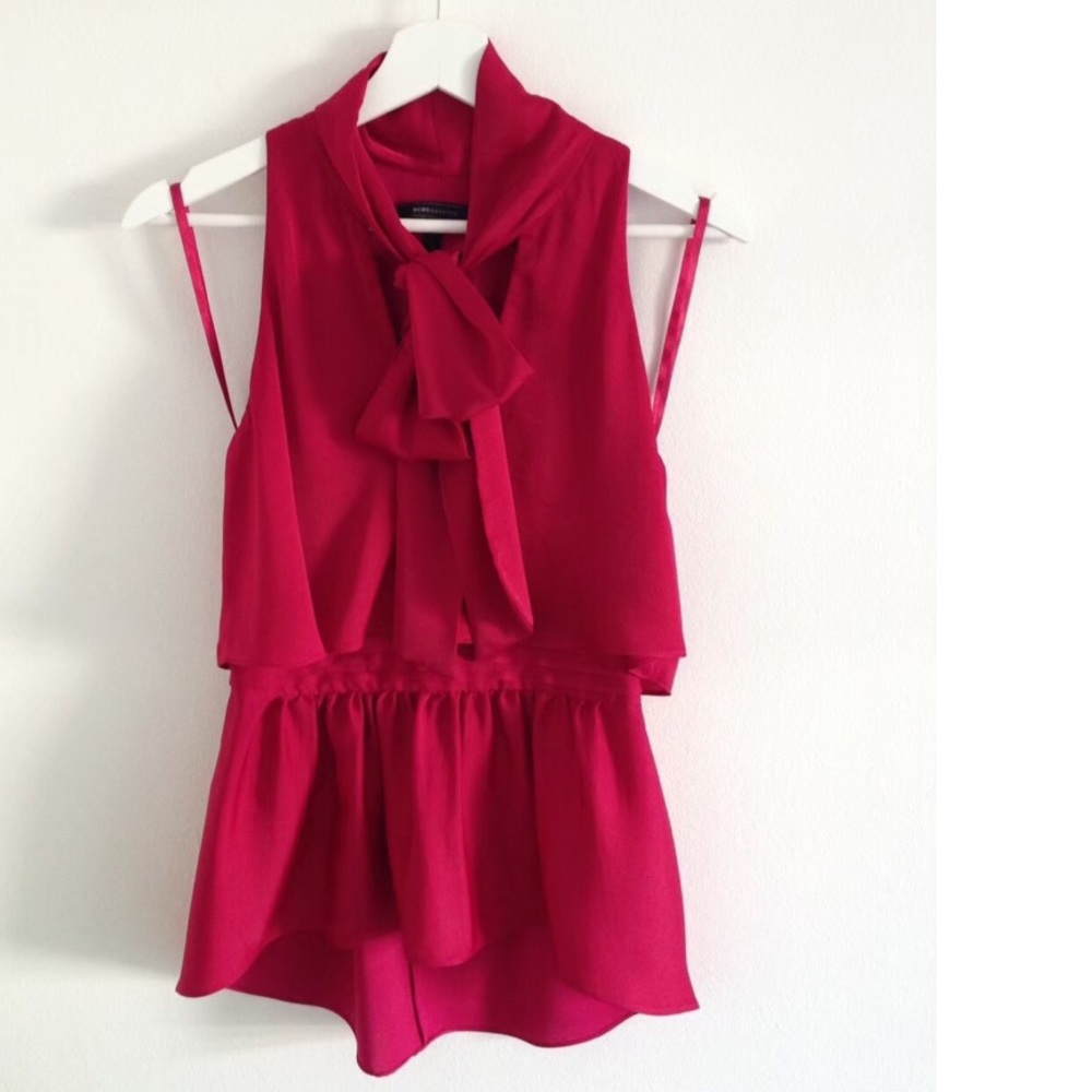 Bcbgmaxazria Tie neck Top